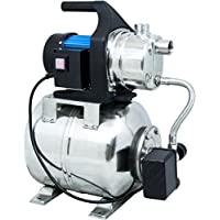 Güde 94637 HWW 1000E - Sistema de agua doméstica (1000 W- 3500 l-h- interruptor de presión- depósito de acero inoxidable…